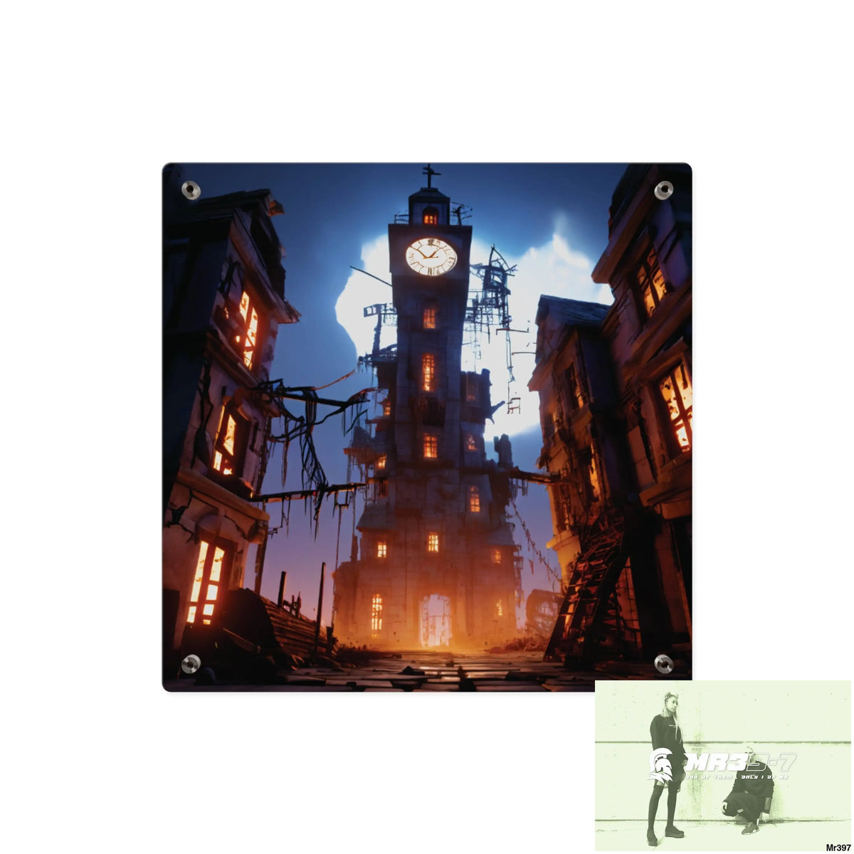 2628 days in the block no 1 Death Flat Covert Failures Ltd Edition no 22 Acrylic Wall Art Panels Home Decor