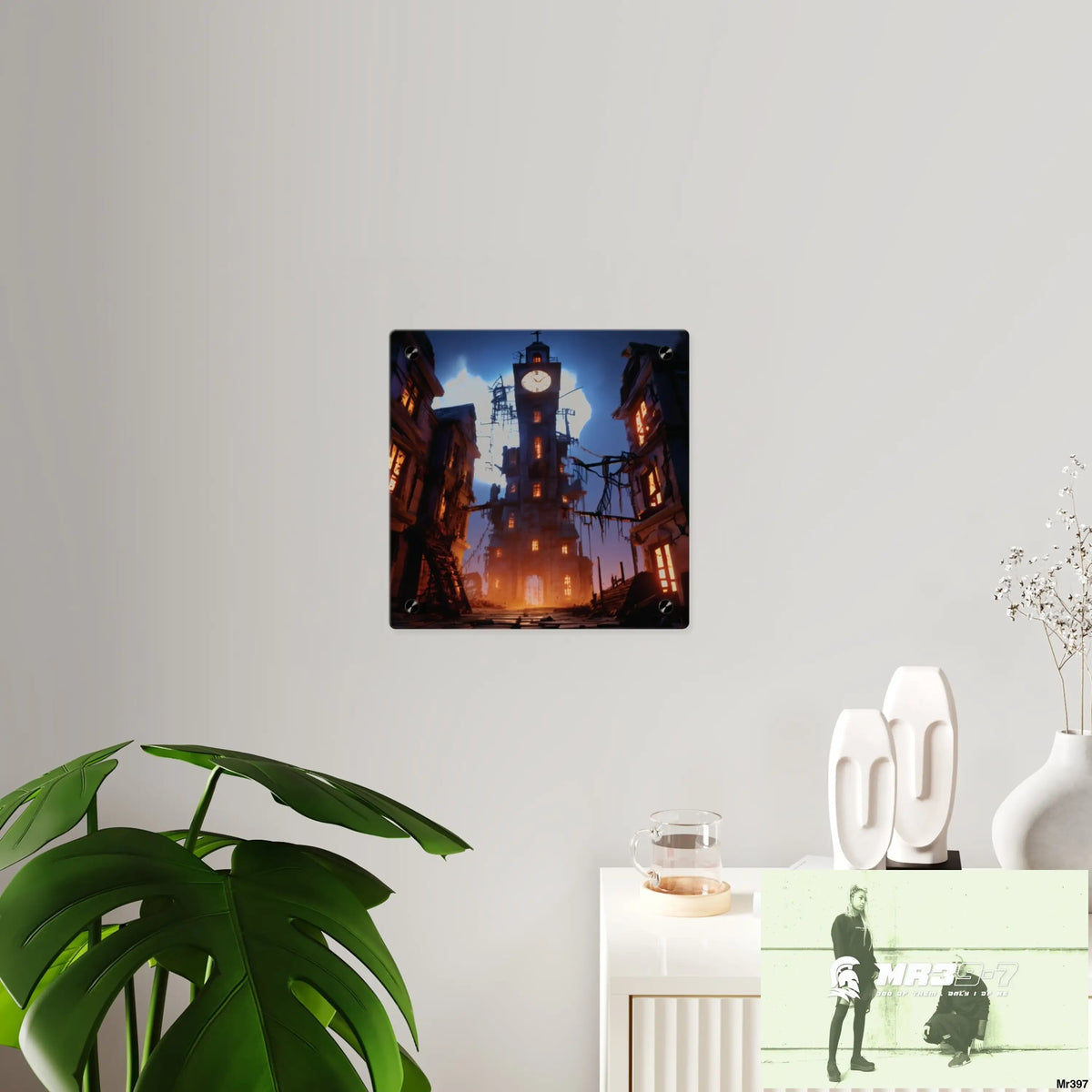 2628 days in the block no 1 Death Flat Covert Failures Ltd Edition no 22 Acrylic Wall Art Panels Home Decor