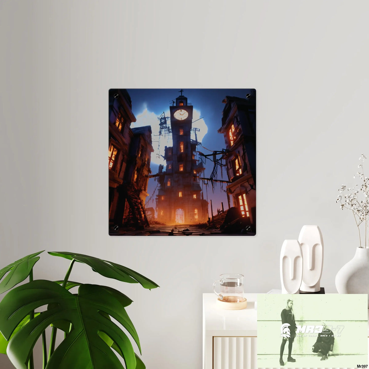 2628 days in the block no 1 Death Flat Covert Failures Ltd Edition no 22 Acrylic Wall Art Panels Home Decor