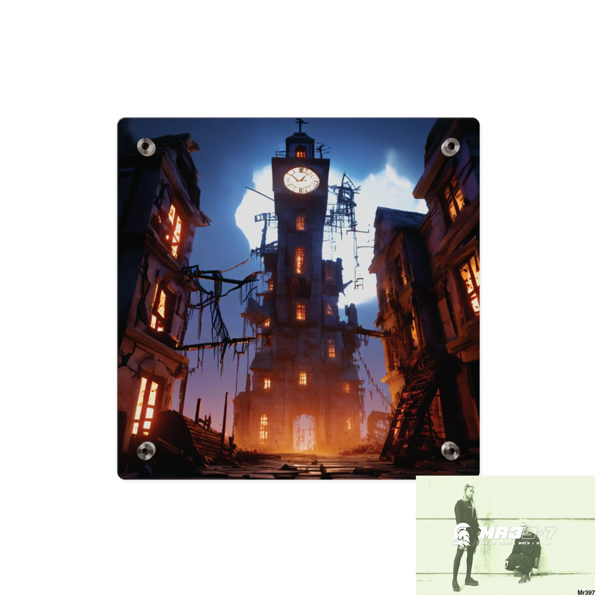2628 days in the block no 1 Death Flat Covert Failures Ltd Edition no 22 Acrylic Wall Art Panels Home Decor