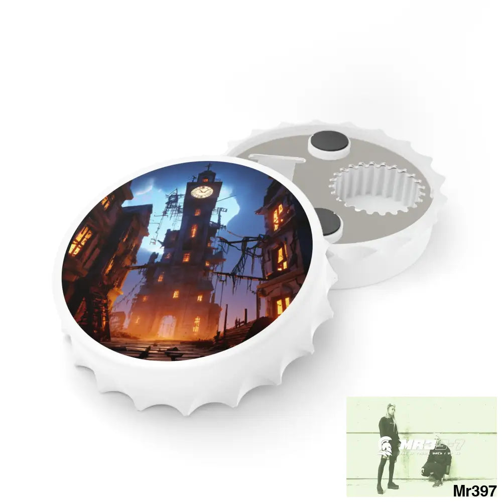 2628 DAYS IN THE BLOCK NO 2 DEATH FLAT 2628 DAYS EDITION NO 22 Magnetic Bottle Opener One size / White Accessories