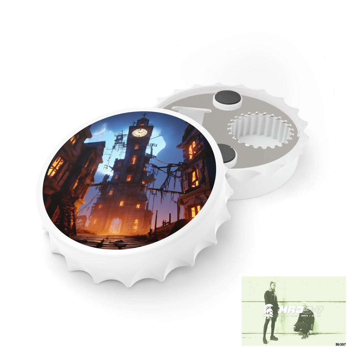2628 DAYS IN THE BLOCK NO 2 DEATH FLAT 2628 DAYS EDITION NO 22 Magnetic Bottle Opener One size / White Accessories