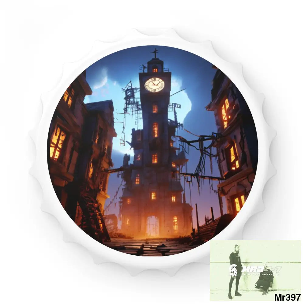 2628 DAYS IN THE BLOCK NO 2 DEATH FLAT 2628 DAYS EDITION NO 22 Magnetic Bottle Opener One size / White Accessories