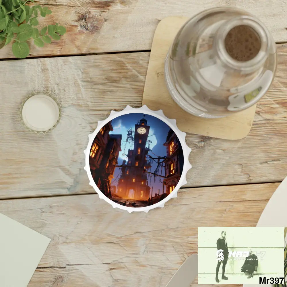 2628 DAYS IN THE BLOCK NO 2 DEATH FLAT 2628 DAYS EDITION NO 22 Magnetic Bottle Opener One size / White Accessories