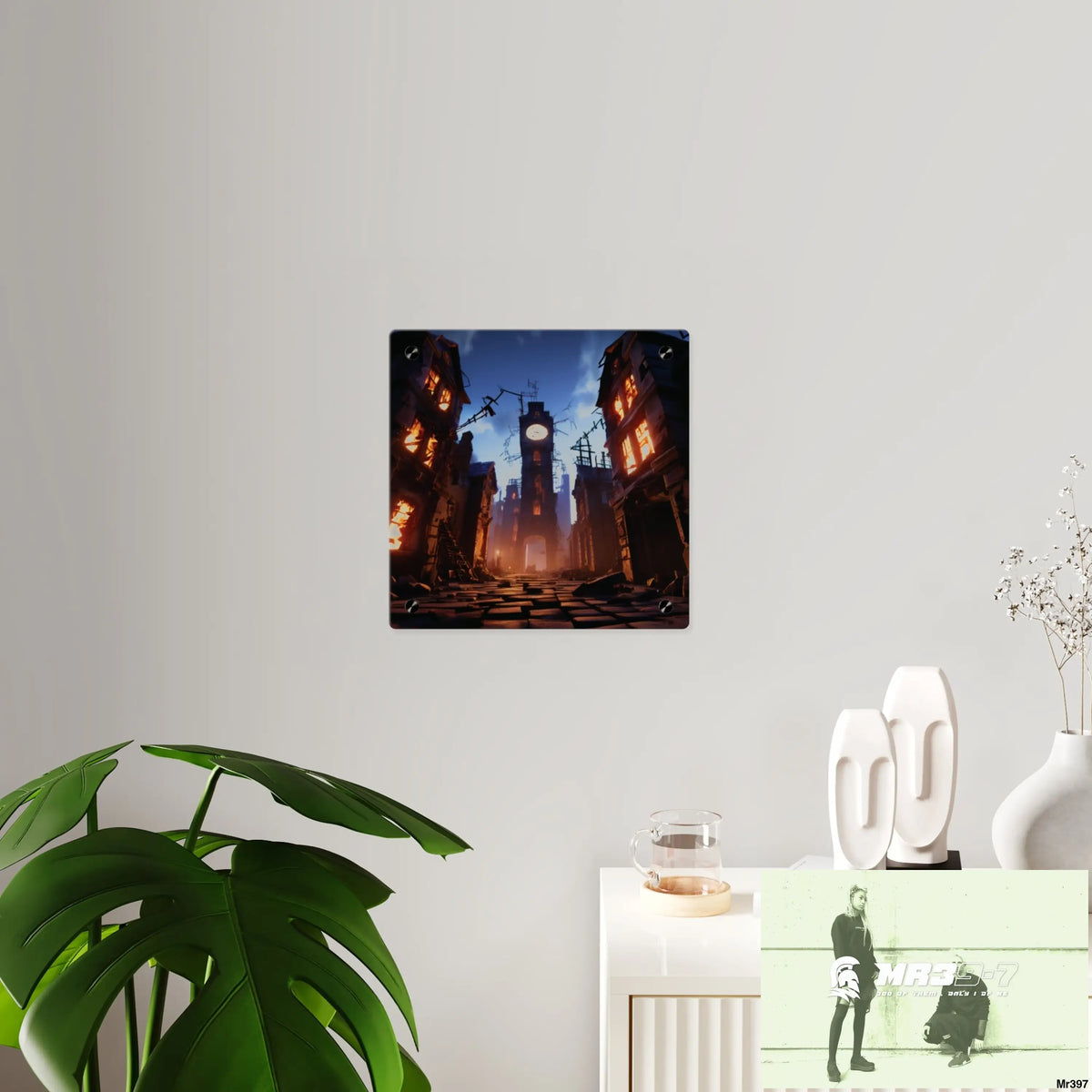 2628 days in the block no 3 Death Flat Covert Failures Ltd Edition no 22 Acrylic Wall Art Panels Home Decor