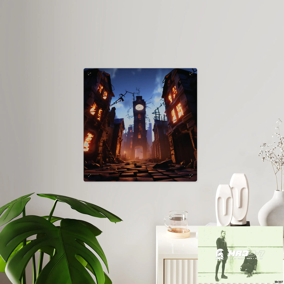 2628 days in the block no 3 Death Flat Covert Failures Ltd Edition no 22 Acrylic Wall Art Panels Home Decor