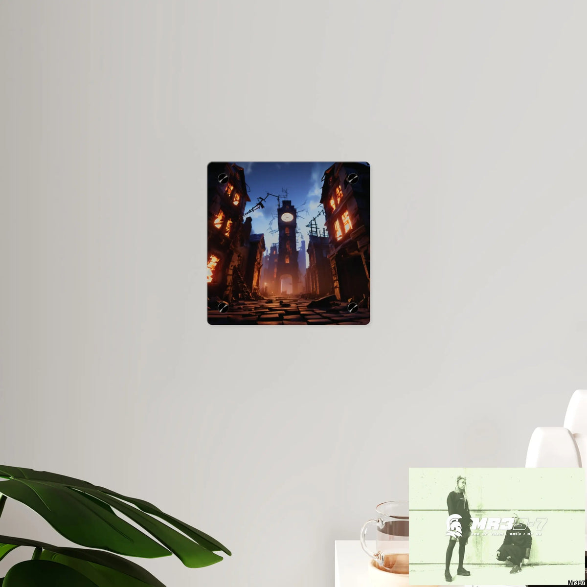 2628 days in the block no 3 Death Flat Covert Failures Ltd Edition no 22 Acrylic Wall Art Panels Home Decor