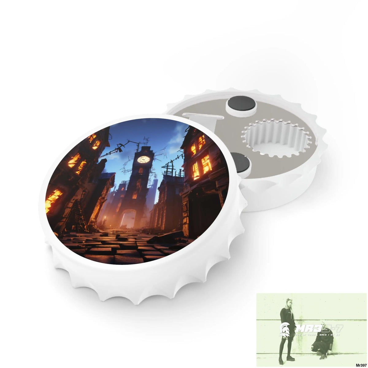 2628 DAYS IN THE BLOCK NO 3 DEATH FLAT 2628 DAYS EDITION NO 22 Magnetic Bottle Opener One size / White Accessories