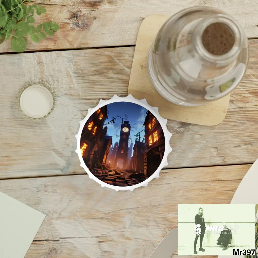 2628 DAYS IN THE BLOCK NO 3 DEATH FLAT 2628 DAYS EDITION NO 22 Magnetic Bottle Opener One size / White Accessories