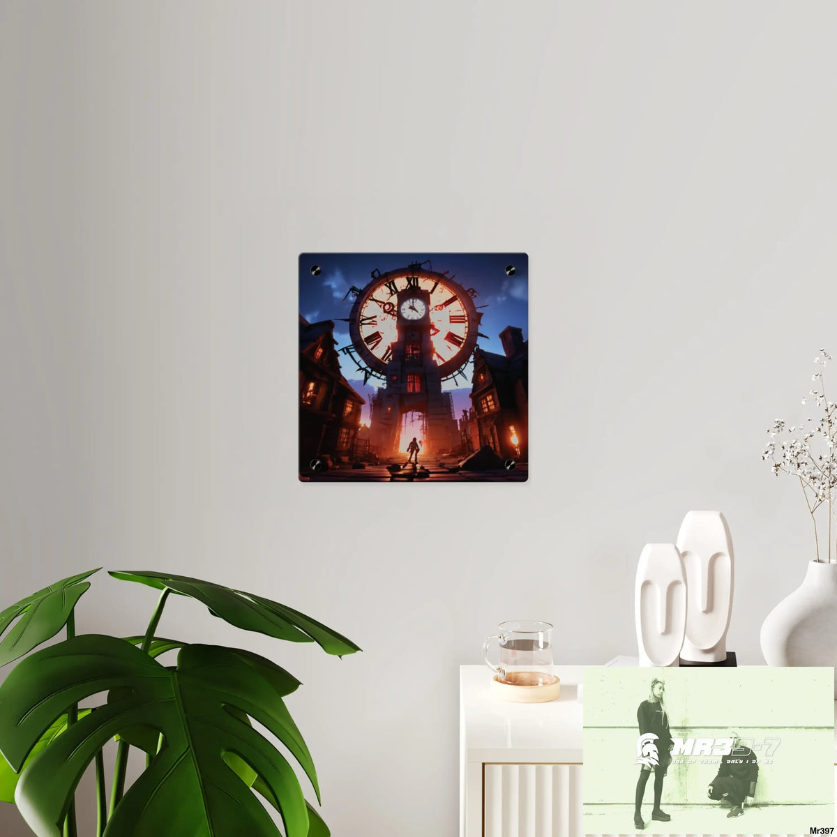 2628 days in the block no 4 Death Flat Covert Failures Ltd Edition no 22 Acrylic Wall Art Panels Home Decor