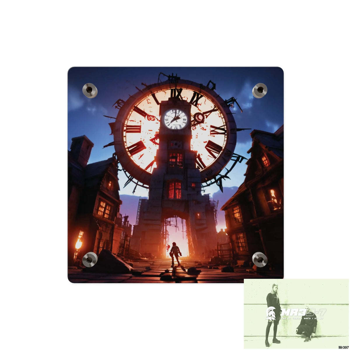 2628 days in the block no 4 Death Flat Covert Failures Ltd Edition no 22 Acrylic Wall Art Panels Home Decor
