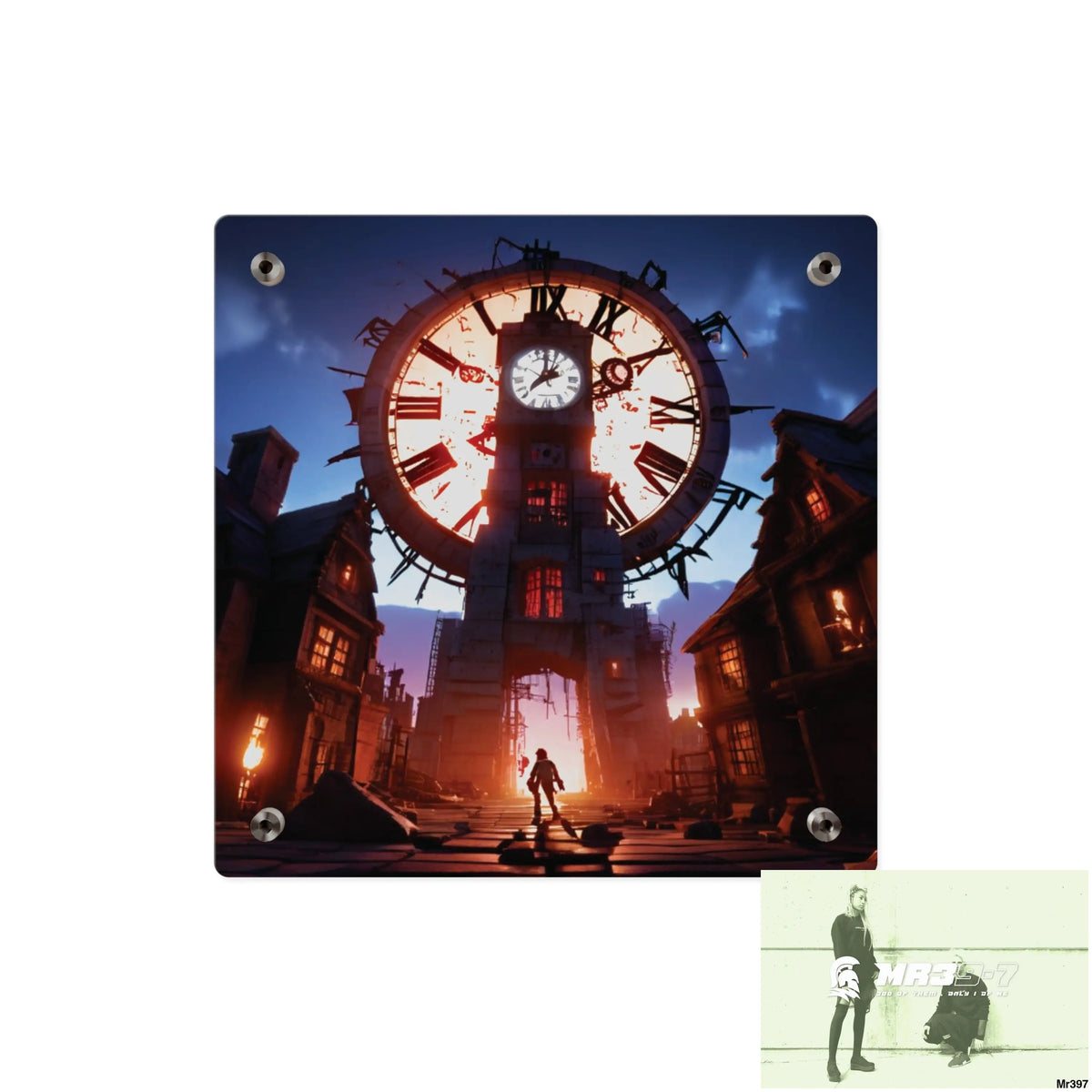 2628 days in the block no 4 Death Flat Covert Failures Ltd Edition no 22 Acrylic Wall Art Panels Home Decor
