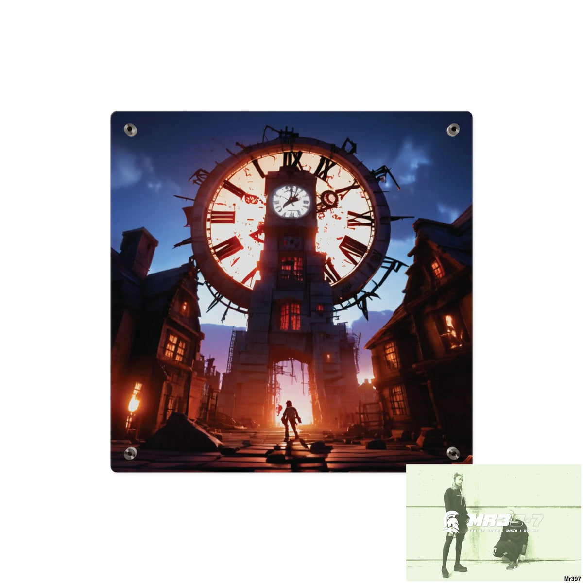 2628 days in the block no 4 Death Flat Covert Failures Ltd Edition no 22 Acrylic Wall Art Panels Home Decor