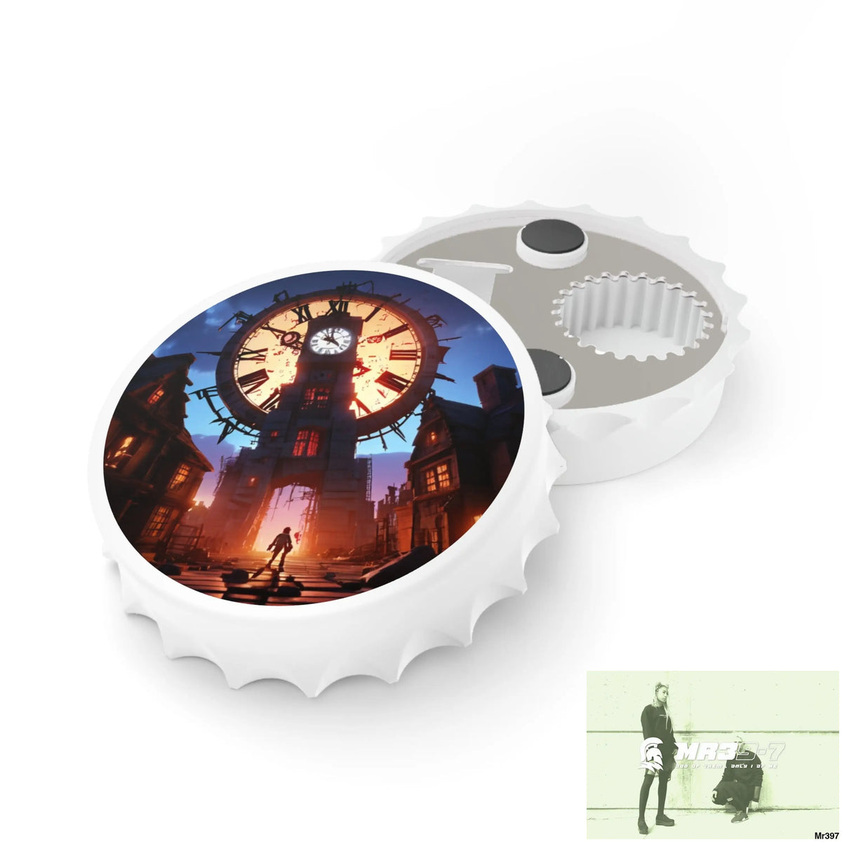 2628 DAYS IN THE BLOCK NO 4 DEATH FLAT 2628 DAYS EDITION NO 22 Magnetic Bottle Opener One size / White Accessories