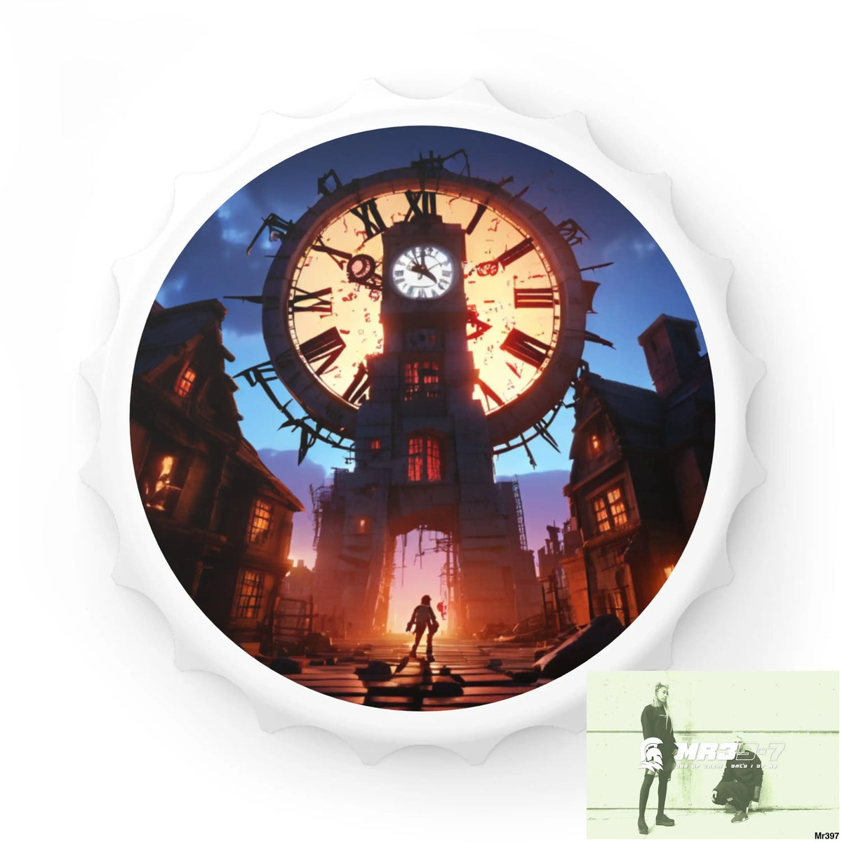 2628 DAYS IN THE BLOCK NO 4 DEATH FLAT 2628 DAYS EDITION NO 22 Magnetic Bottle Opener One size / White Accessories