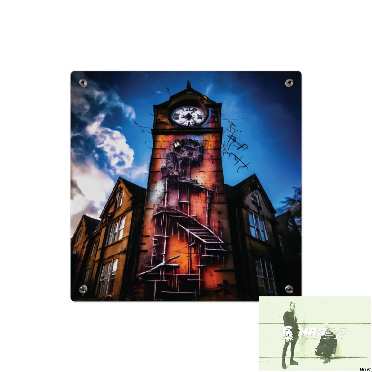 2628 days in the block no 5 Death Flat Covert Failures Ltd Edition no 22 Acrylic Wall Art Panels Home Decor