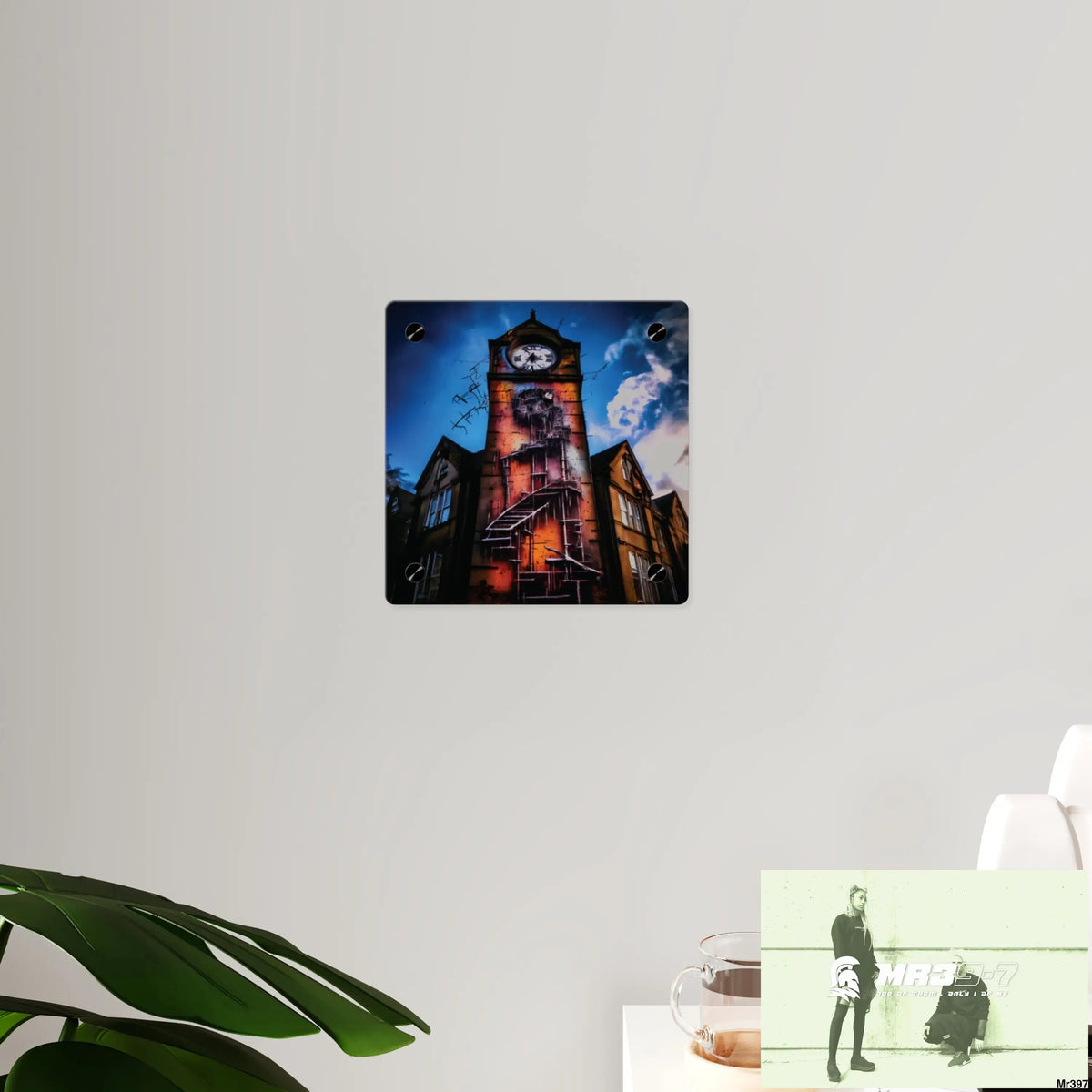 2628 days in the block no 5 Death Flat Covert Failures Ltd Edition no 22 Acrylic Wall Art Panels Home Decor