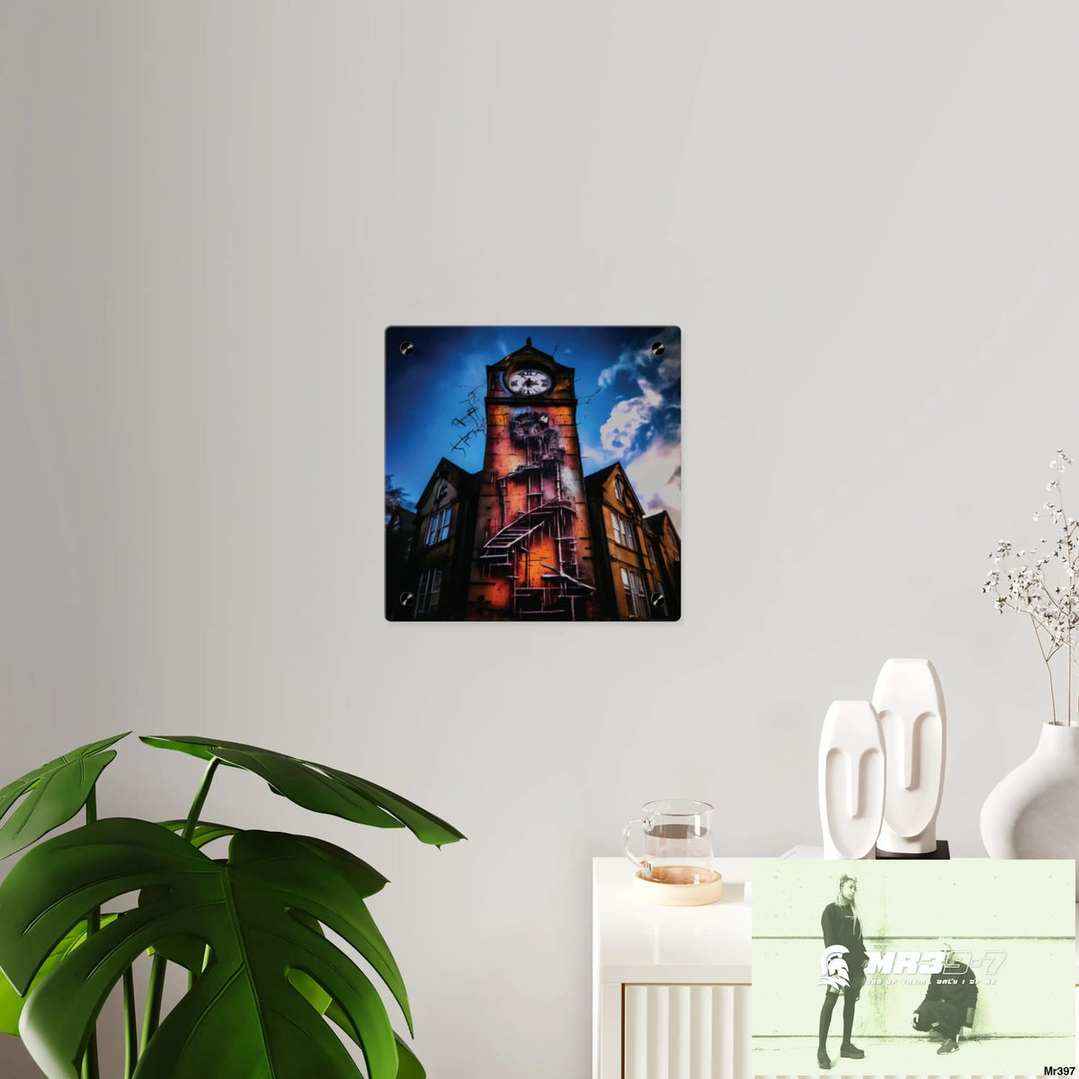 2628 days in the block no 5 Death Flat Covert Failures Ltd Edition no 22 Acrylic Wall Art Panels Home Decor