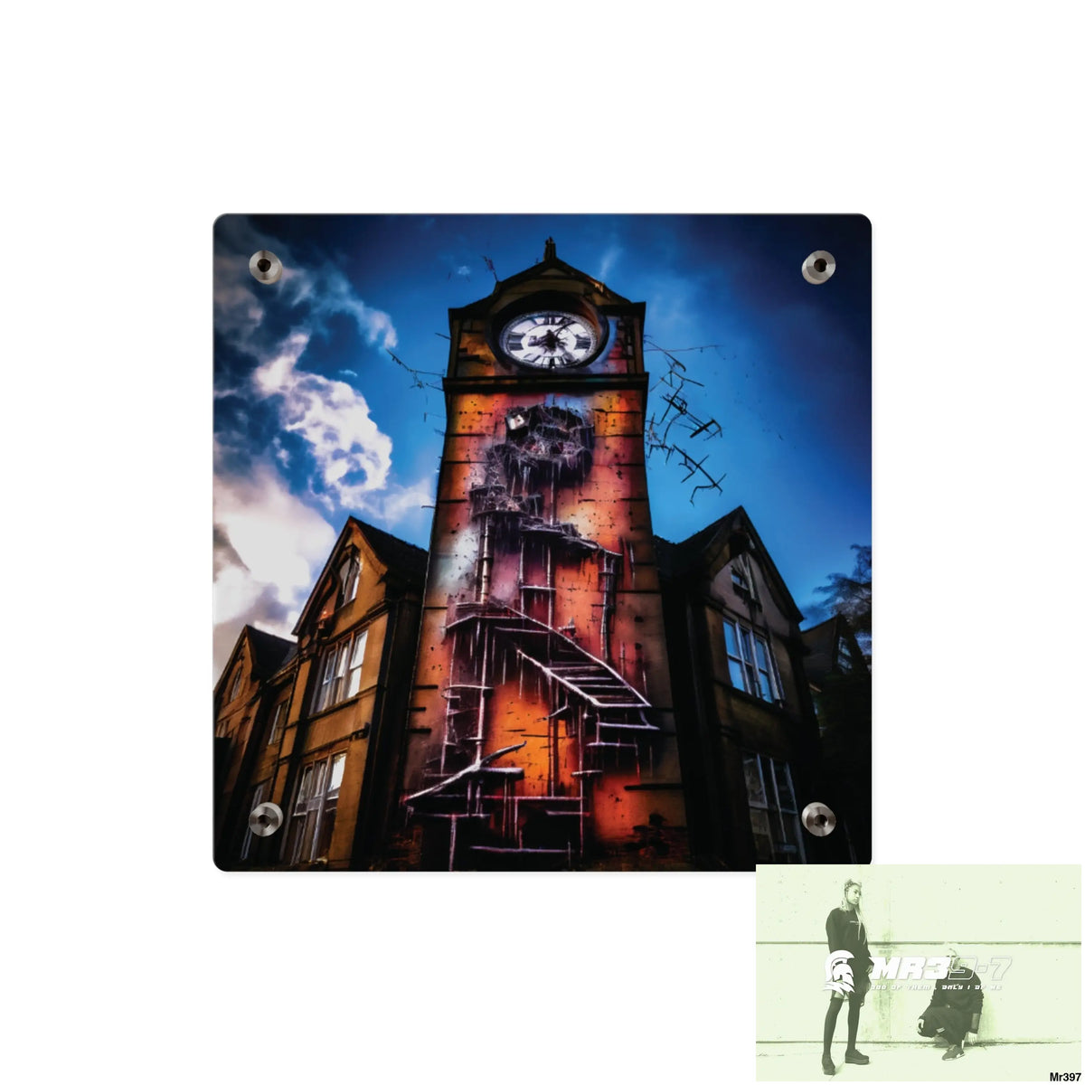 2628 days in the block no 5 Death Flat Covert Failures Ltd Edition no 22 Acrylic Wall Art Panels Home Decor