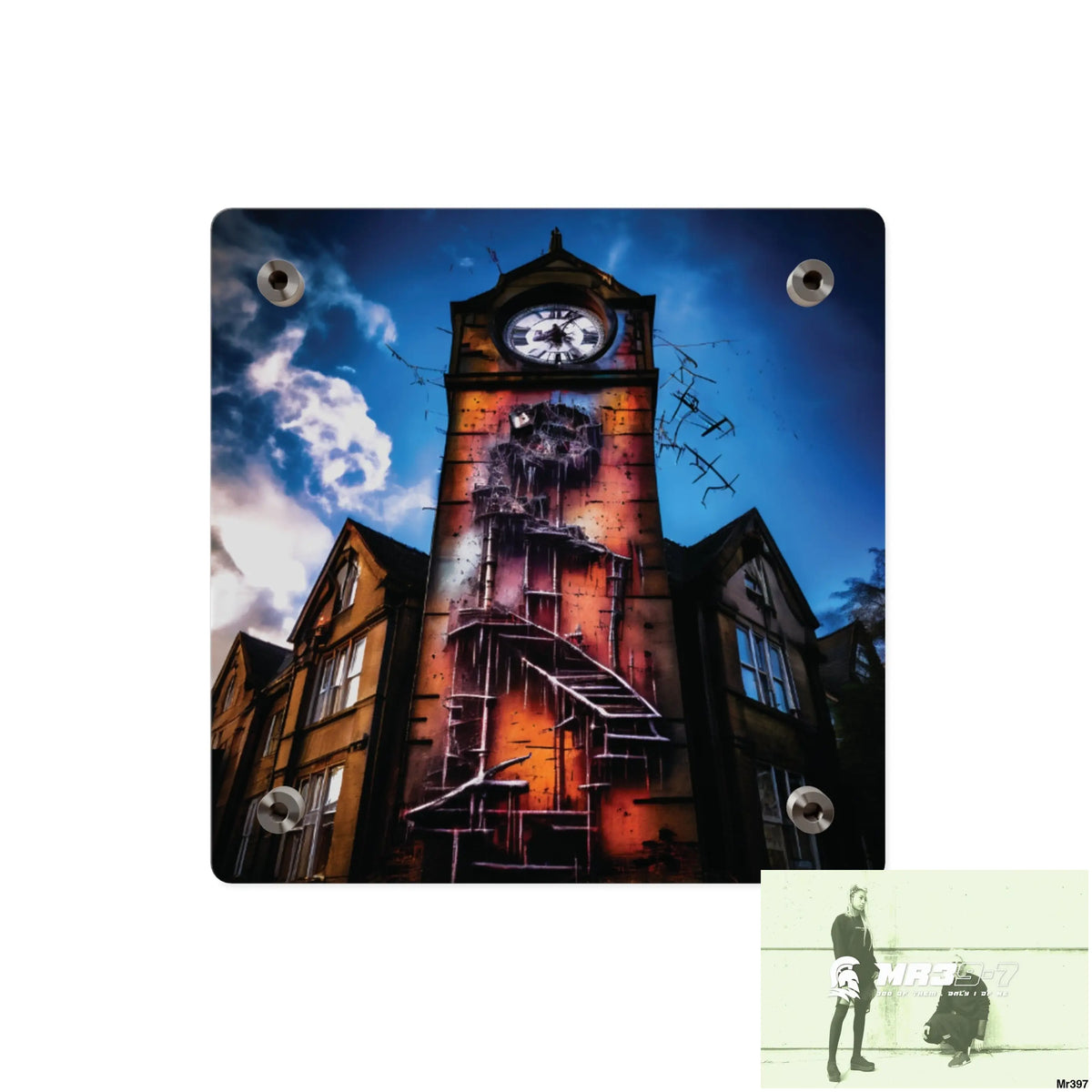 2628 days in the block no 5 Death Flat Covert Failures Ltd Edition no 22 Acrylic Wall Art Panels Home Decor