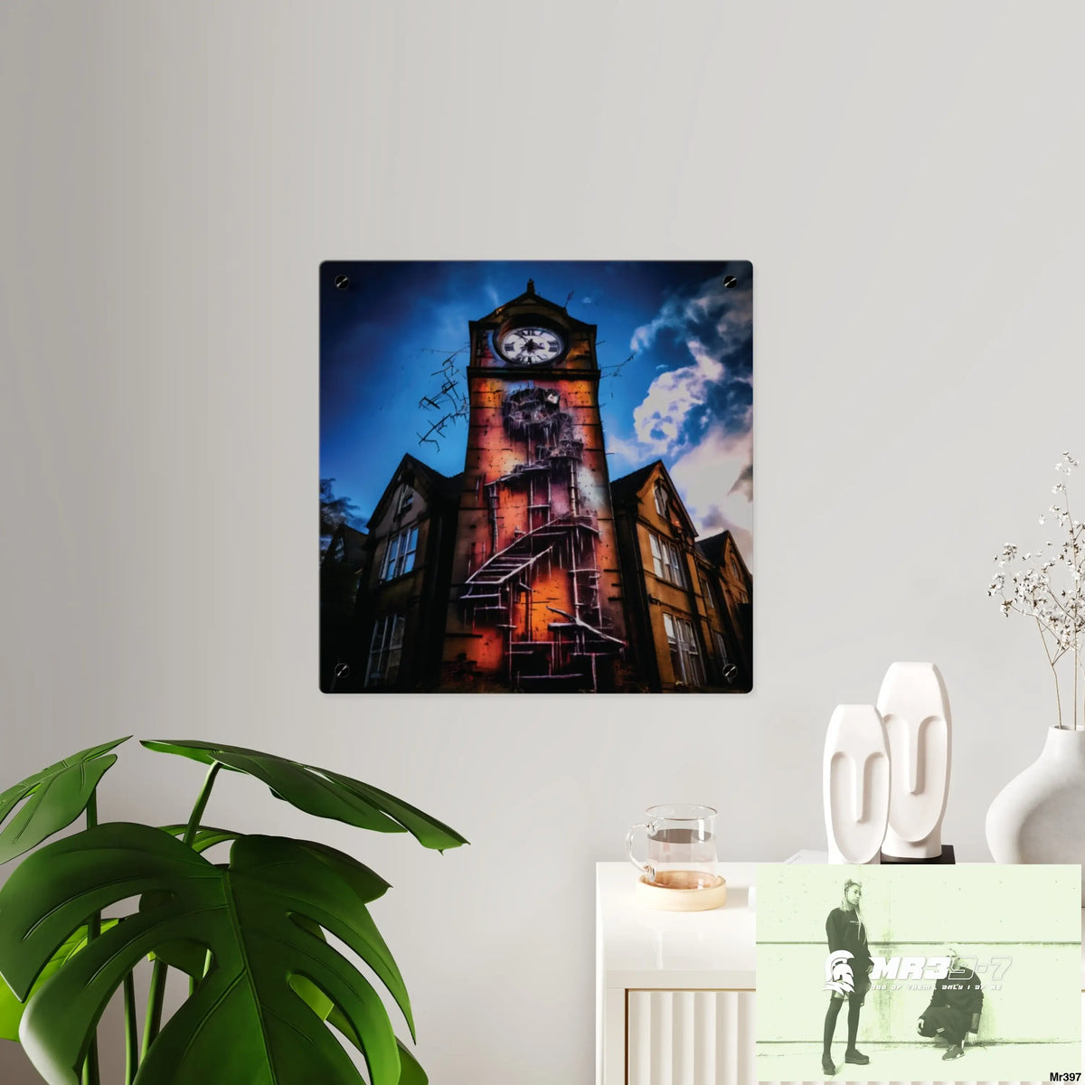 2628 days in the block no 5 Death Flat Covert Failures Ltd Edition no 22 Acrylic Wall Art Panels Home Decor