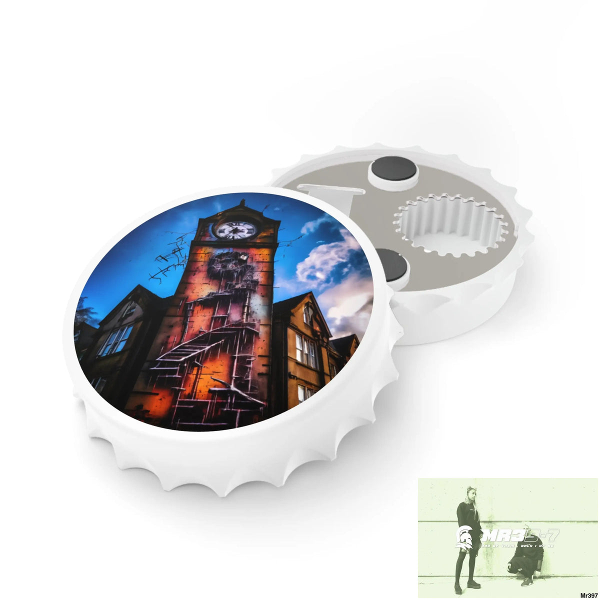 2628 DAYS IN THE BLOCK NO 5 DEATH FLAT 2628 DAYS EDITION NO 22 Magnetic Bottle Opener One size / White Accessories