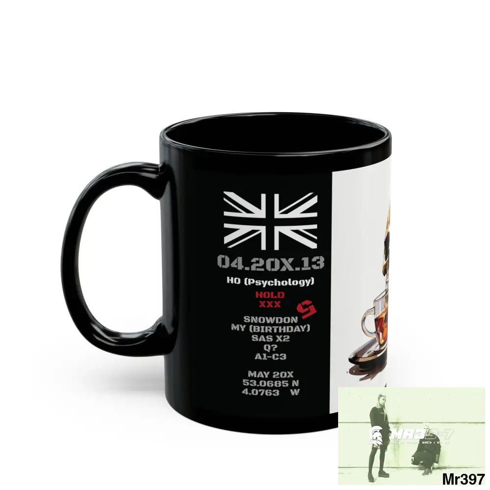 3 SAS Links -Thailand -Barmouth -Hergest Mental Health VAR My Deaths Fail 2001 -2025 no 14 11oz Tactical GB / Black Mug