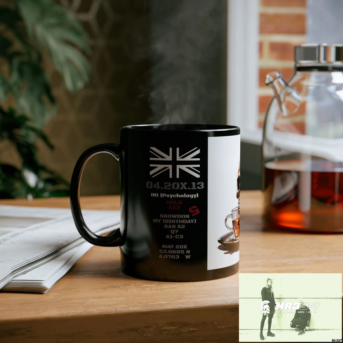 3 SAS Links -Thailand -Barmouth -Hergest Mental Health VAR My Deaths Fail 2001 -2025 no 14 11oz Tactical GB / Black Mug