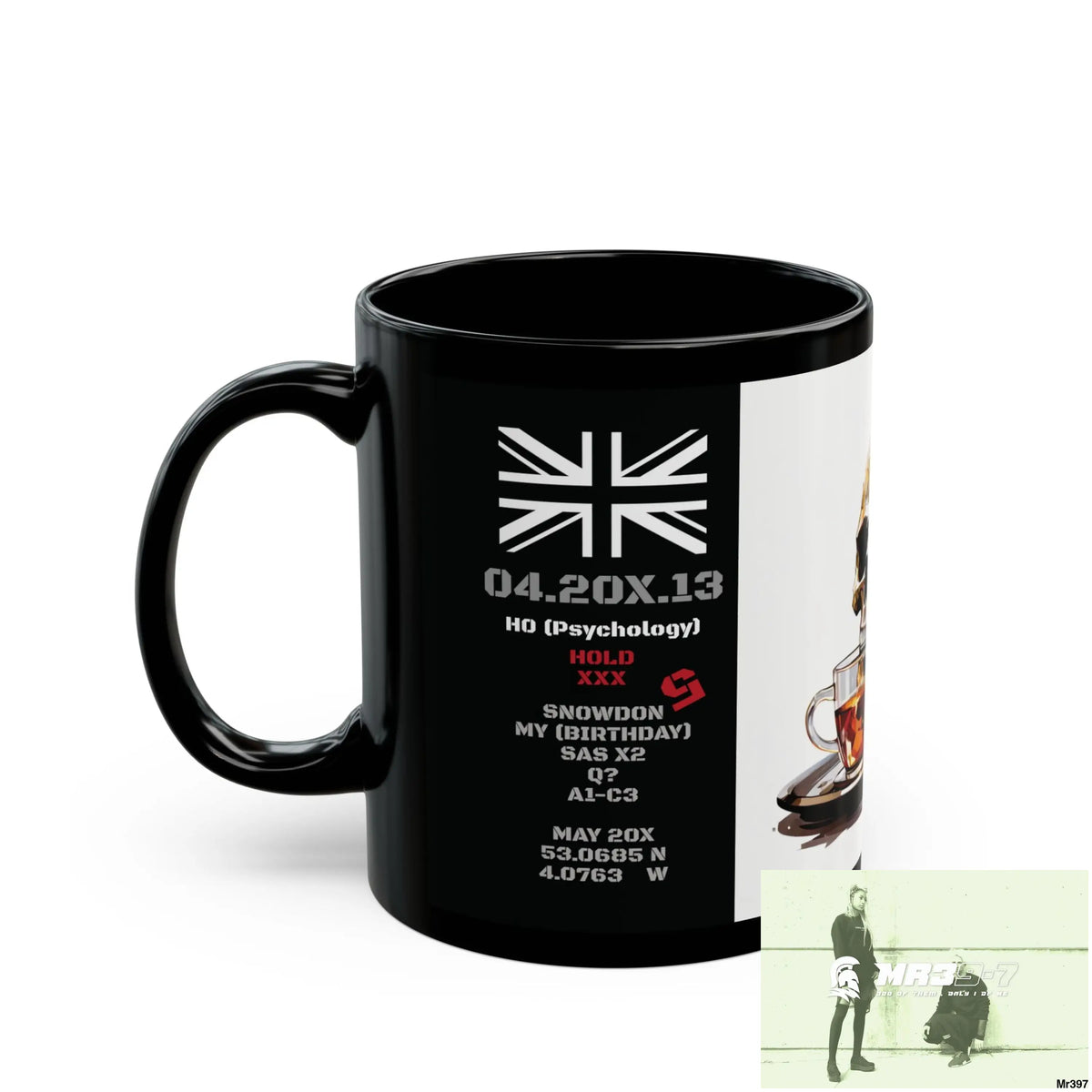 3 SAS Links -Thailand -Barmouth -Hergest Mental Health VAR My Deaths Fail 2001 -2025 no 14 11oz Tactical GB / Black Mug