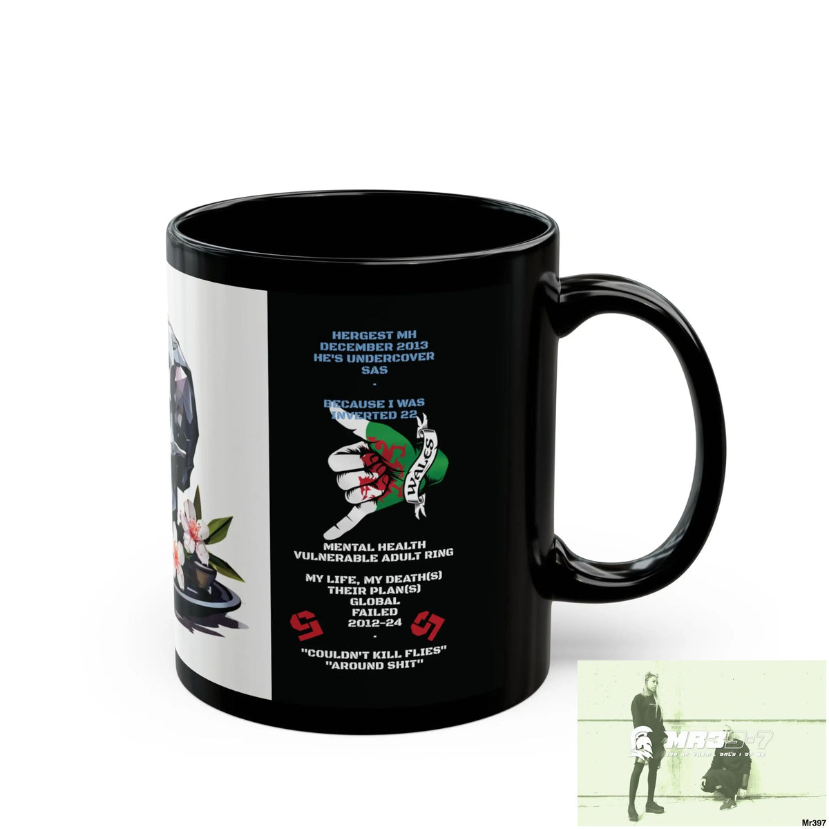 3 SAS Links -Thailand -Barmouth -Hergest Mental Health VAR My Deaths Fail 2001 -2025 no 14 11oz Tactical GB / Black Mug