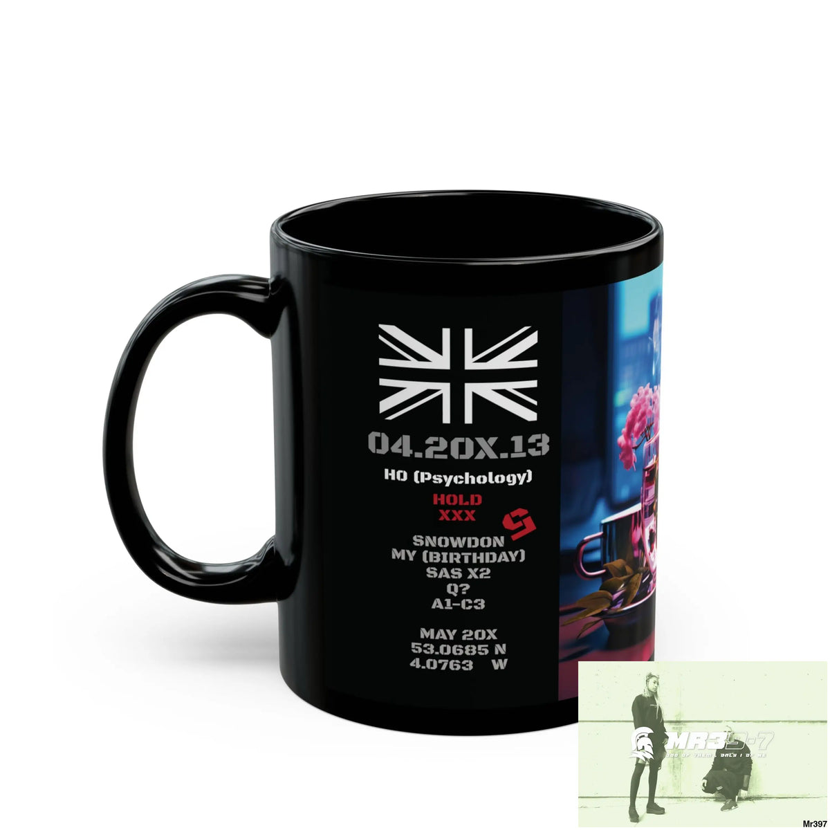 3 SAS Links -Thailand -Barmouth -Hergest Mental Health VAR My Deaths Fail 2001 -2025 no 16 11oz Tactical GB / Black Mug