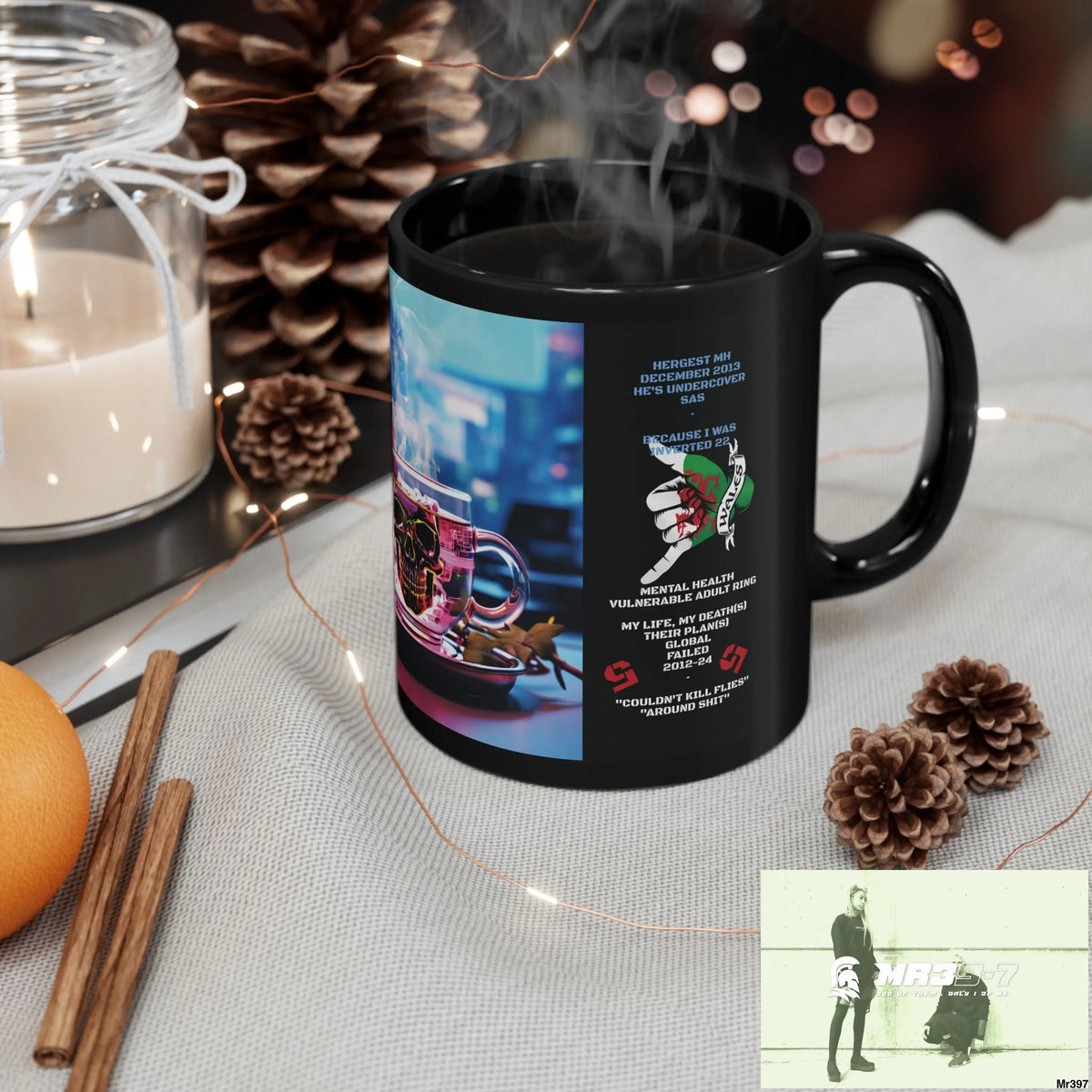 3 SAS Links -Thailand -Barmouth -Hergest Mental Health VAR My Deaths Fail 2001 -2025 no 16 11oz Tactical GB / Black Mug