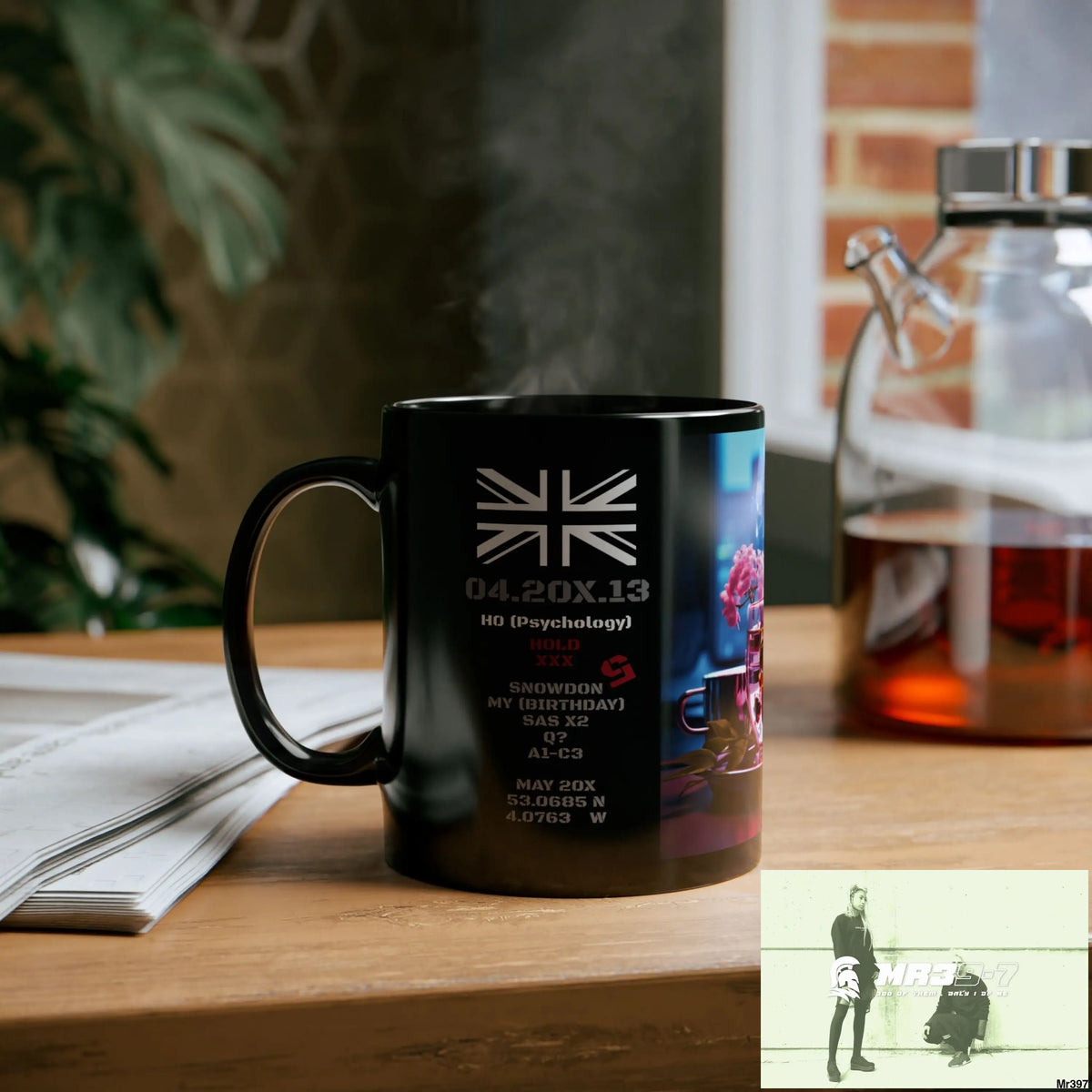 3 SAS Links -Thailand -Barmouth -Hergest Mental Health VAR My Deaths Fail 2001 -2025 no 16 11oz Tactical GB / Black Mug