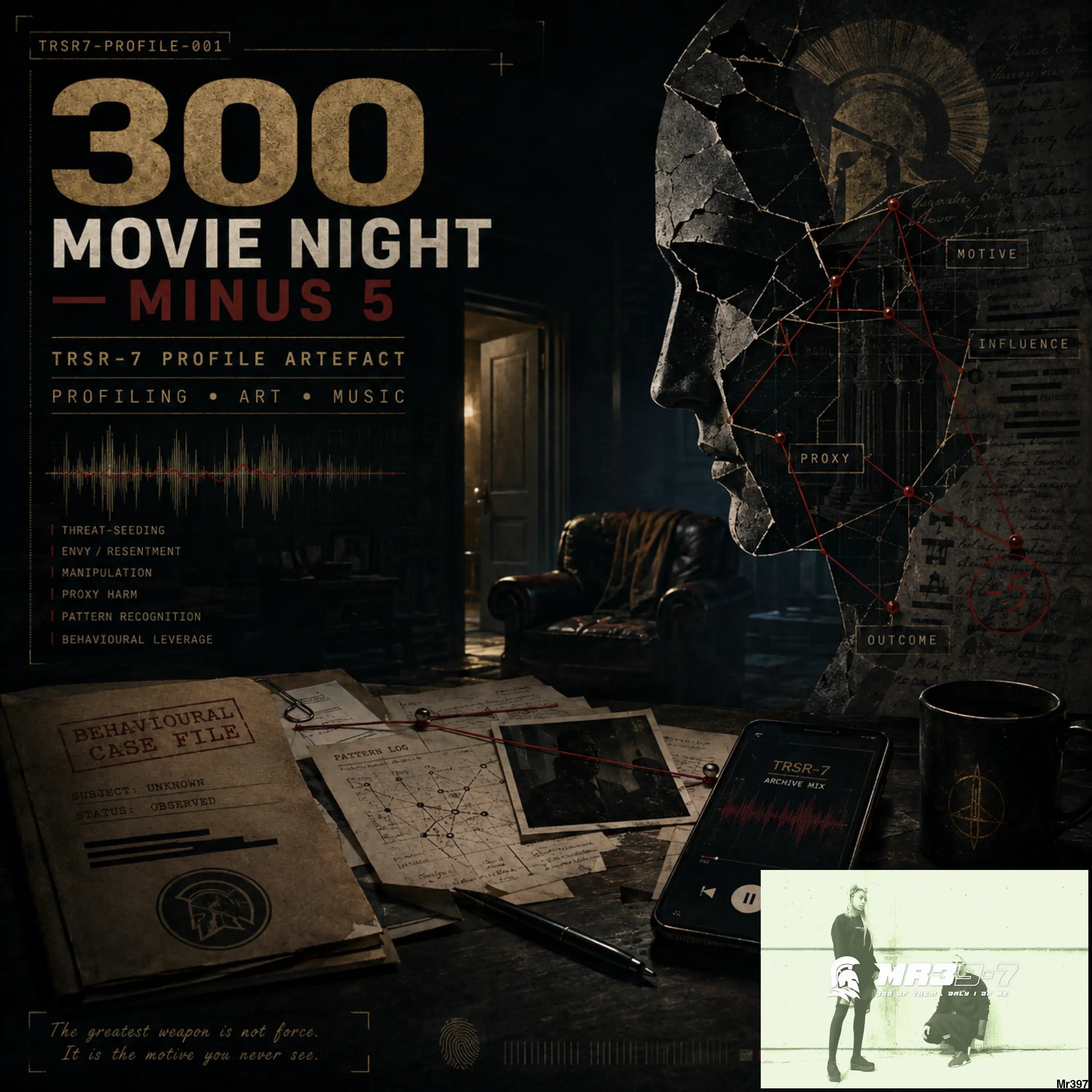 300 Movie Night, Minus 5 - digital artefact