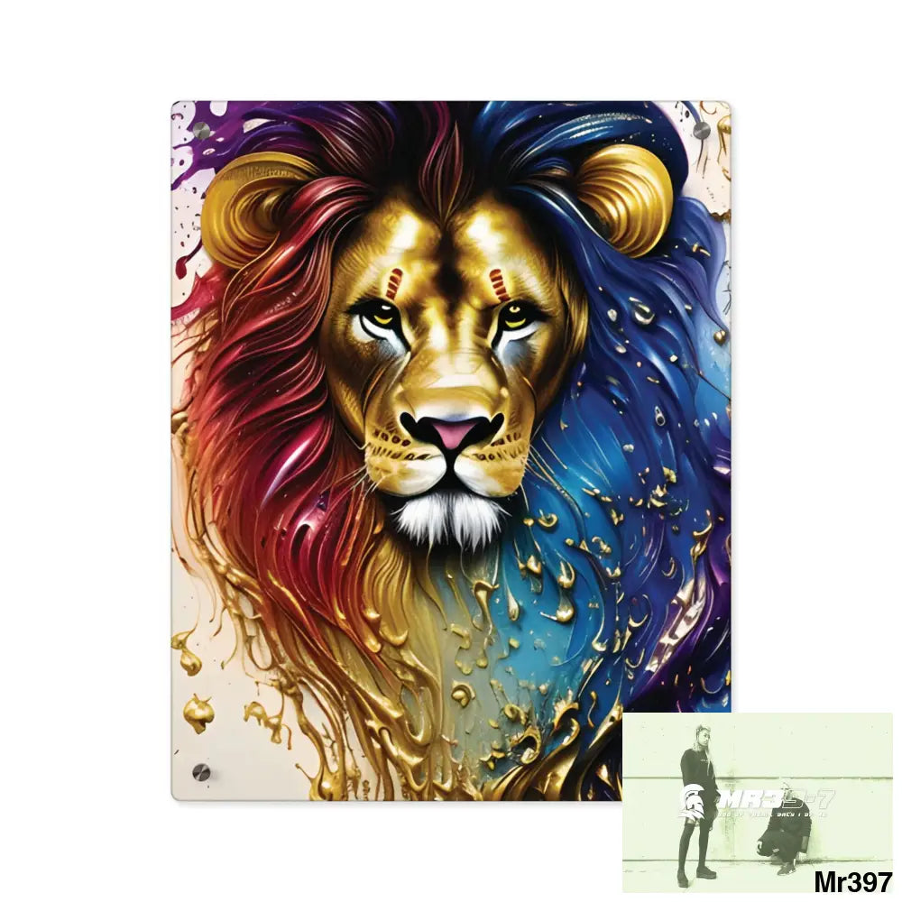 32k Gold Abstract Waves Dripping Look 3d Paint Wall Art Panels 16″ x 20″ (Vertical) / 0.25’’ Home Decor