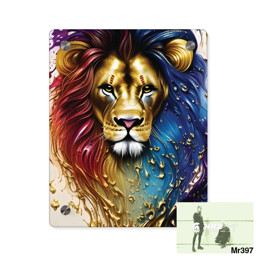 32k Gold Abstract Waves Dripping Look 3d Paint Wall Art Panels 8″ x 10″ (Vertical) / 0.25’’ Home Decor