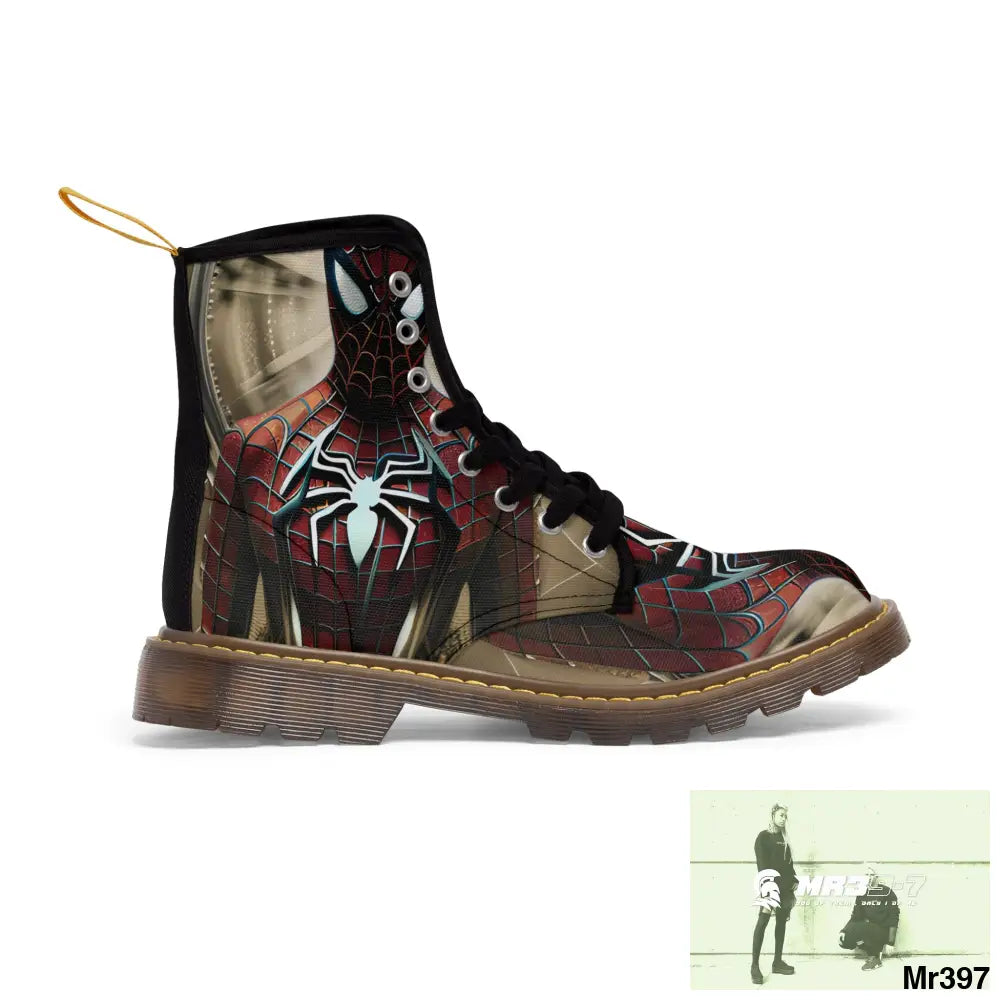 3D Spider-Man Hyper Realistic Canvas Boots Shoes