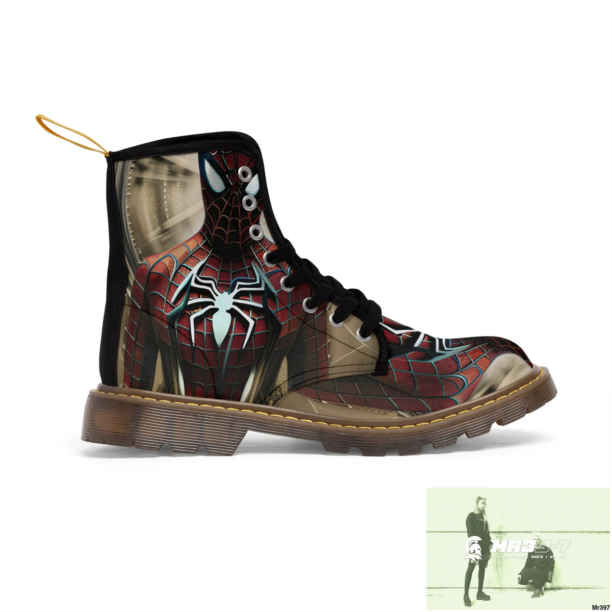 3D Spider-Man Hyper Realistic Canvas Boots Shoes