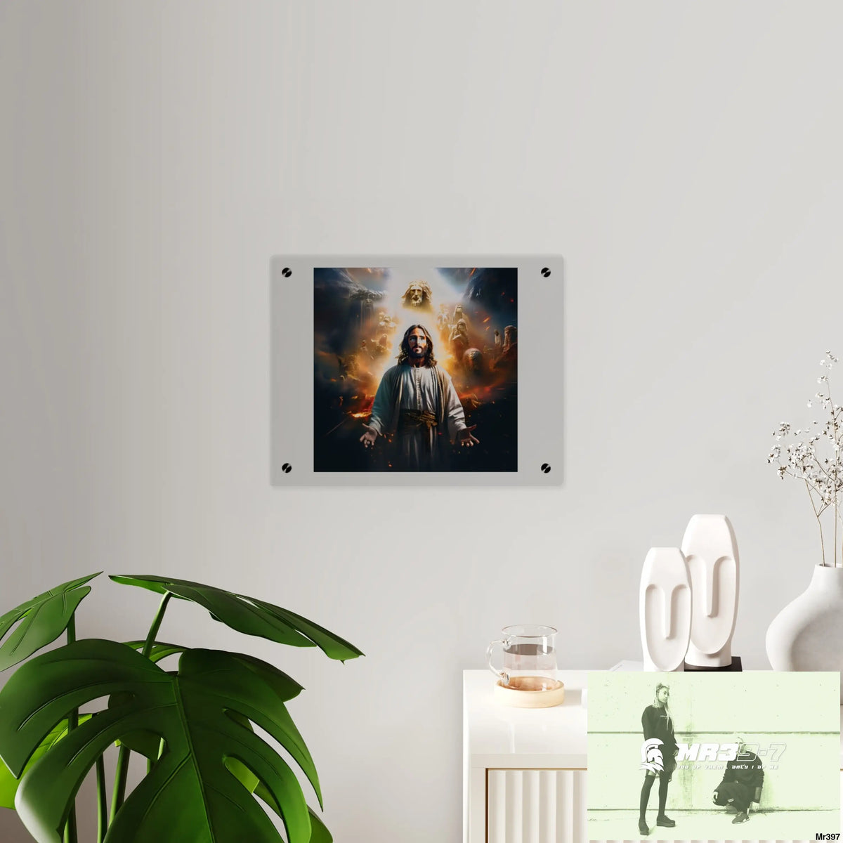 #4th linking all back to UK 2016 to 2024 failures their’s my deaths Gods intervention AI Themed Ltd Edition Acrylic