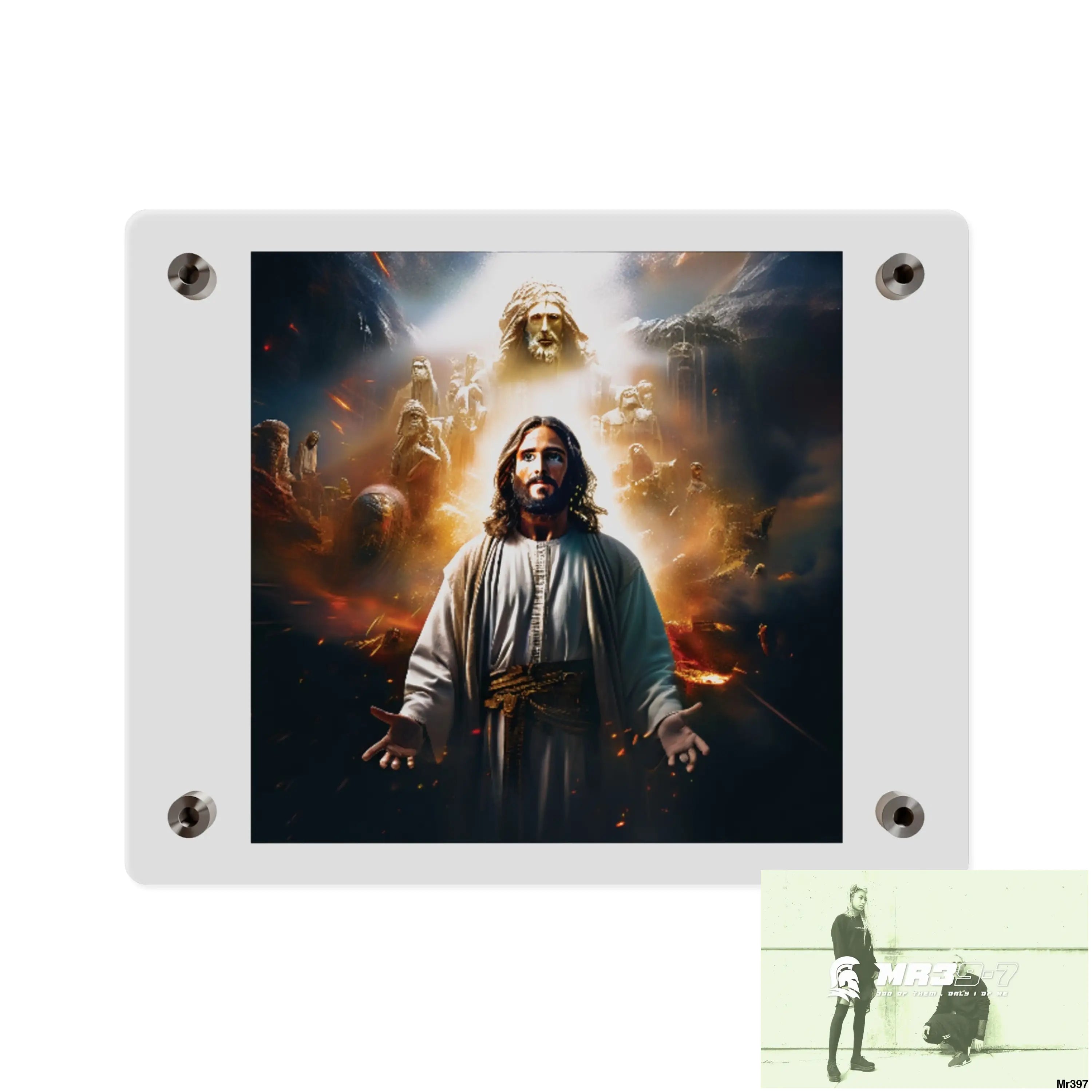 #4th linking all back to UK 2016 to 2024 failures their’s my deaths Gods intervention AI Themed Ltd Edition Acrylic