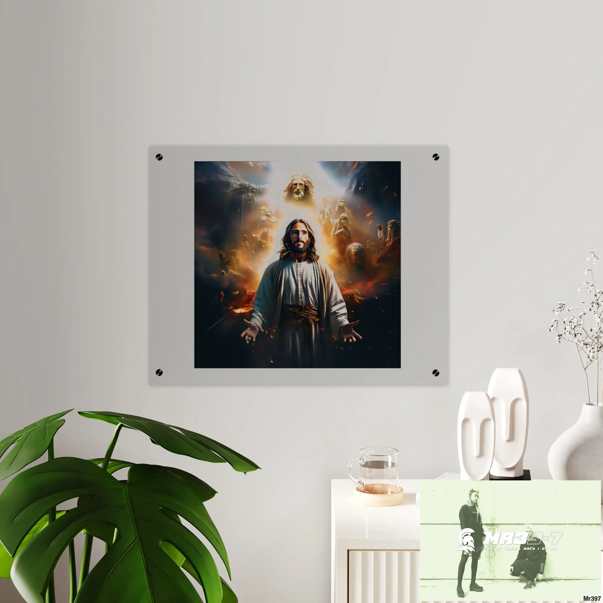 #4th linking all back to UK 2016 to 2024 failures their’s my deaths Gods intervention AI Themed Ltd Edition Acrylic