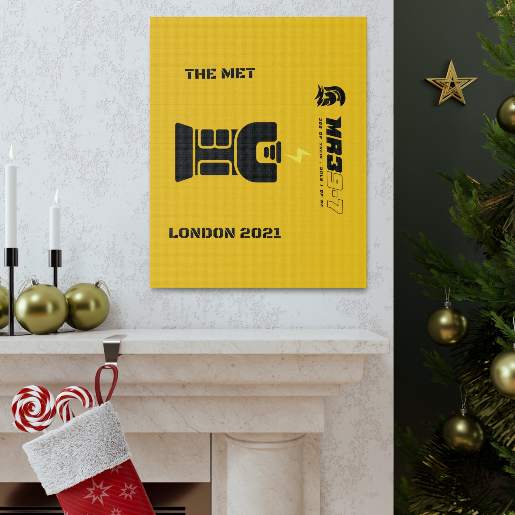 Canvas Gallery Wraps MR 39 Tasered by THe MET 2021