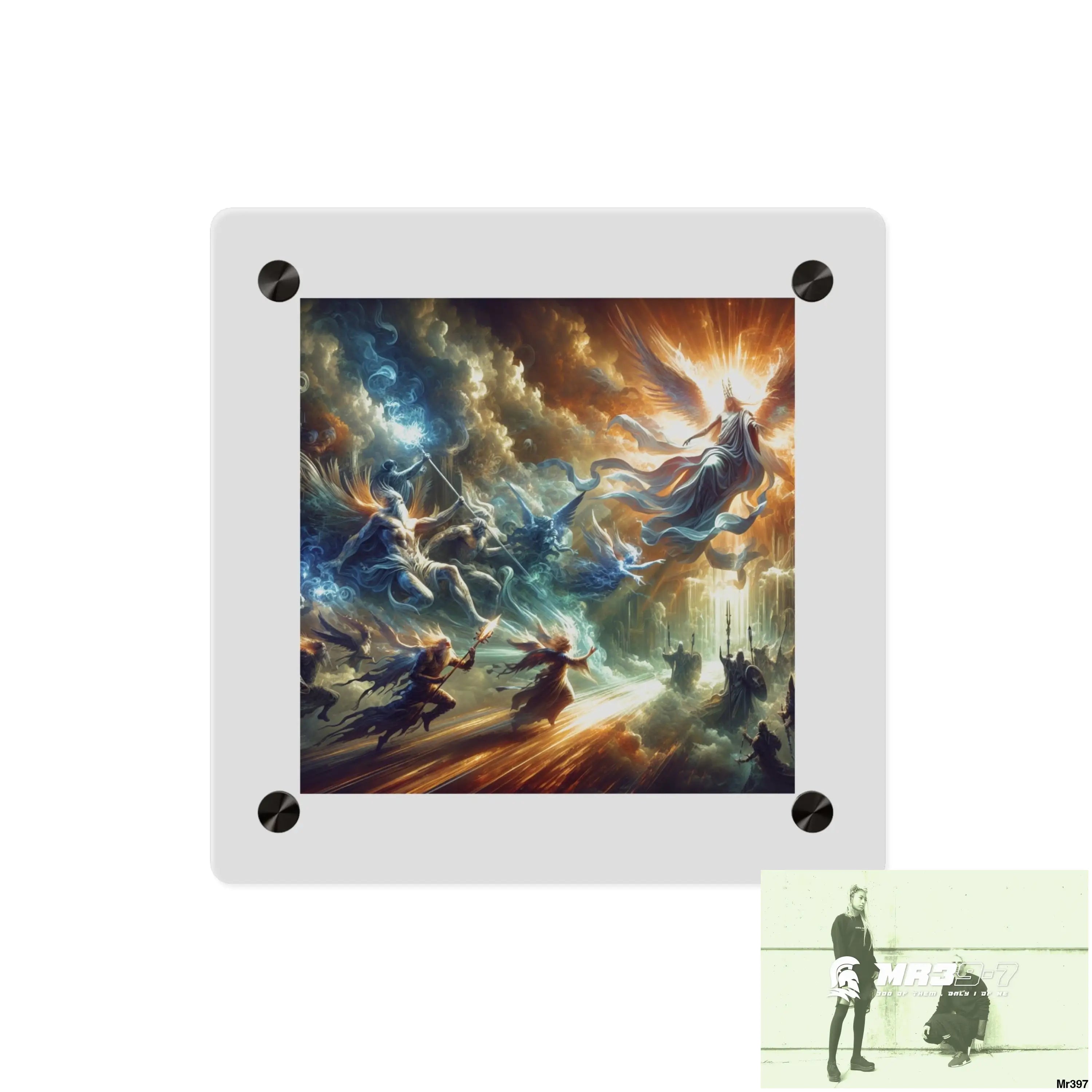 #6th linking all back to UK 2016 to 2024 failures their’s my deaths Gods intervention AI Themed Ltd Edition Acrylic