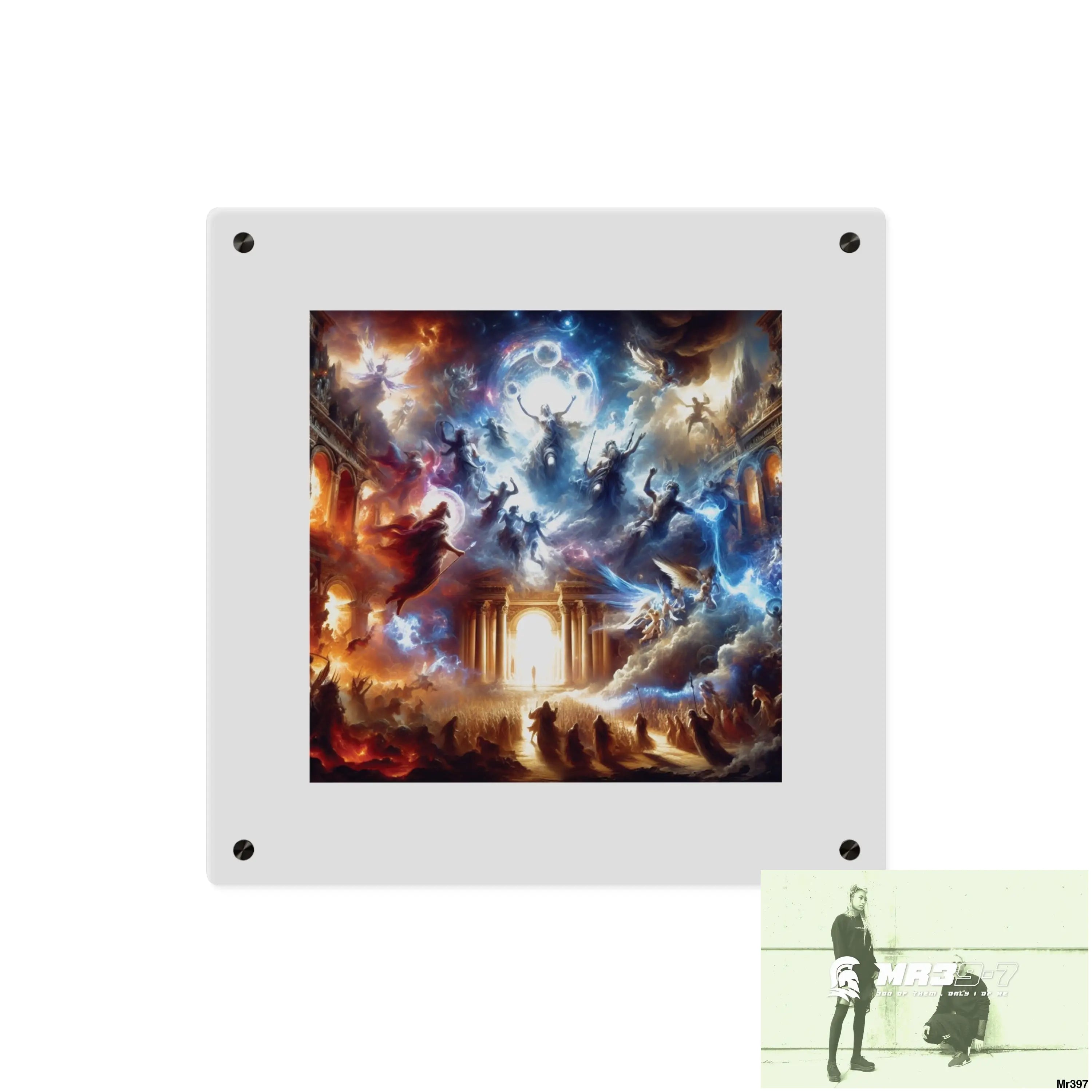 #7th linking all back to UK 2016 to 2024 failures their’s my deaths Gods intervention AI Themed Ltd Edition Acrylic