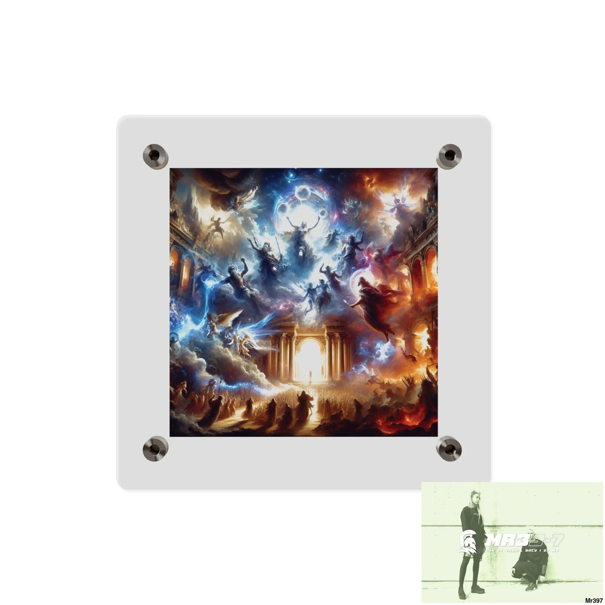 #7th linking all back to UK 2016 to 2024 failures their’s my deaths Gods intervention AI Themed Ltd Edition Acrylic