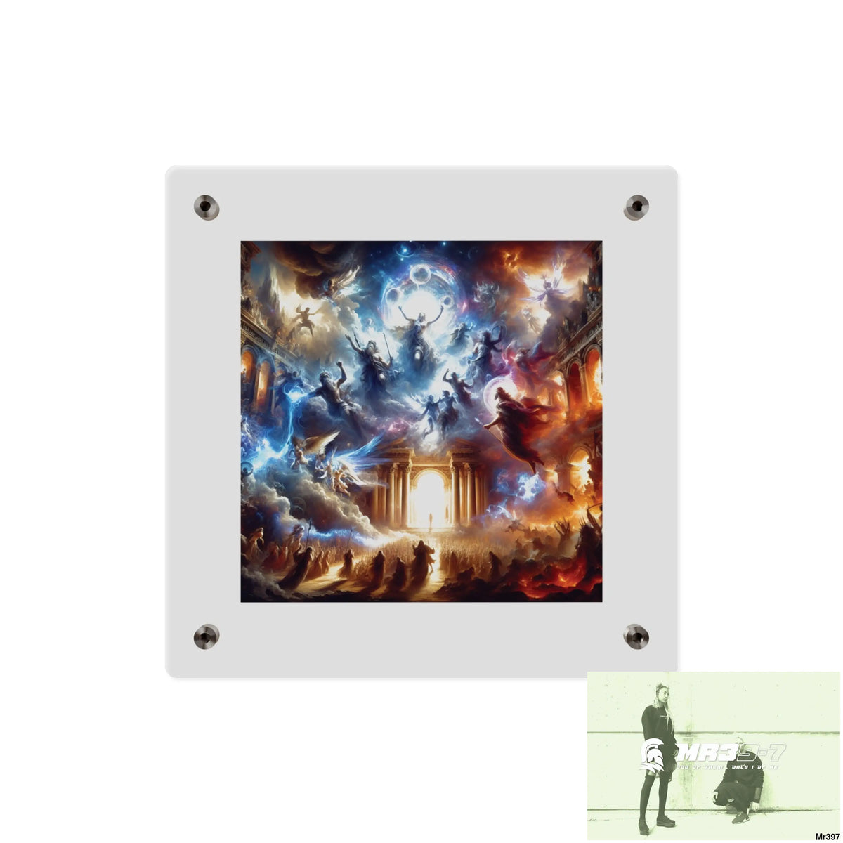 #7th linking all back to UK 2016 to 2024 failures their’s my deaths Gods intervention AI Themed Ltd Edition Acrylic