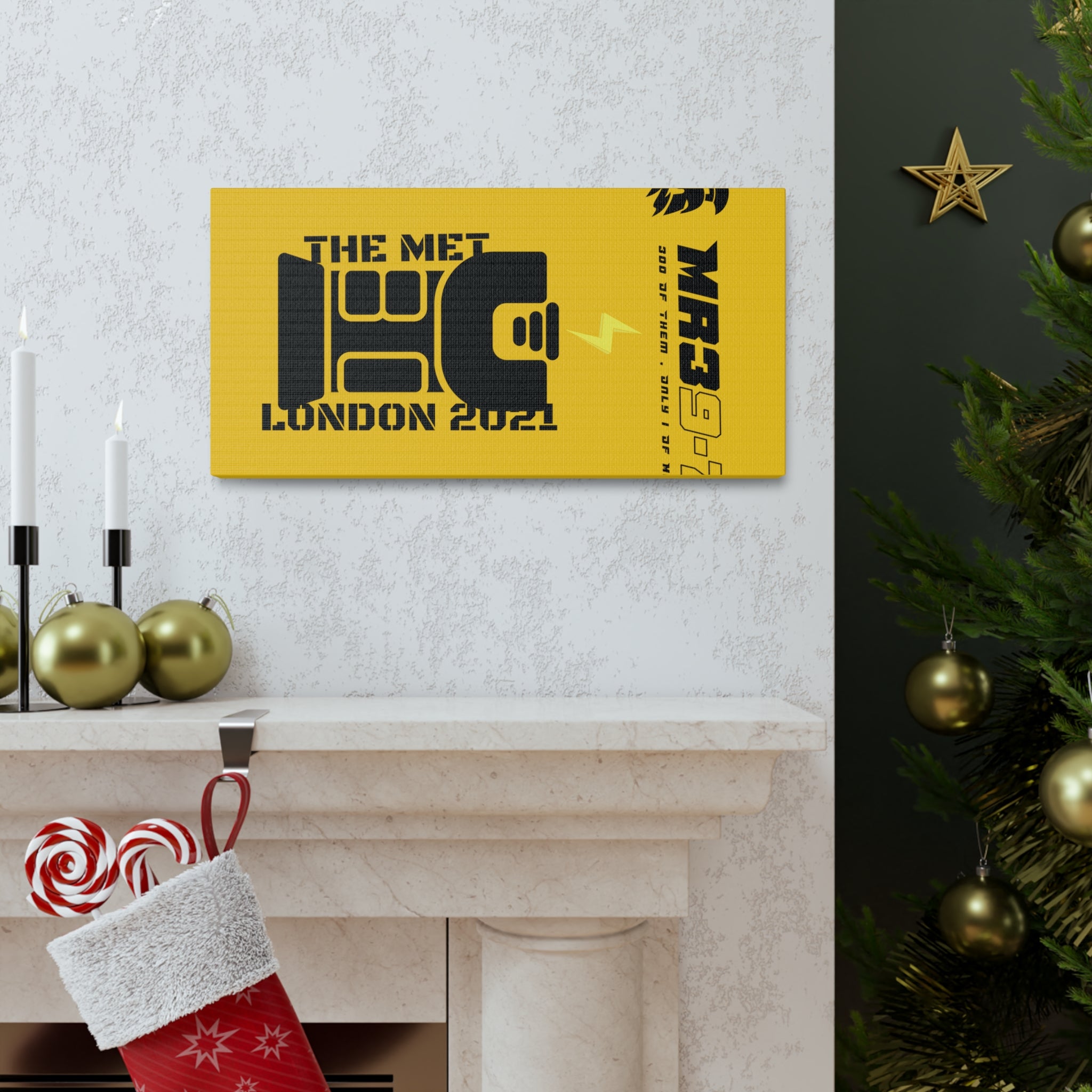 Canvas Gallery Wraps MR 39 Tasered by THe MET 2021