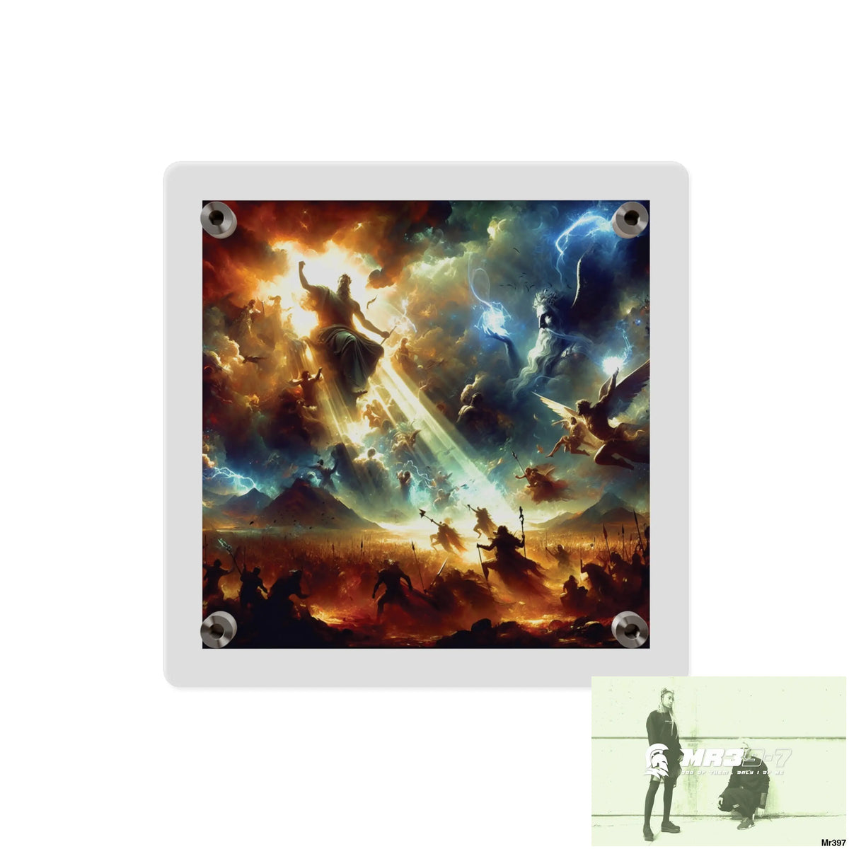 #8th Ai linking all back to UK 2016 to 2024 failures their’s my deaths Gods intervention AI Themed Ltd Edition Acrylic