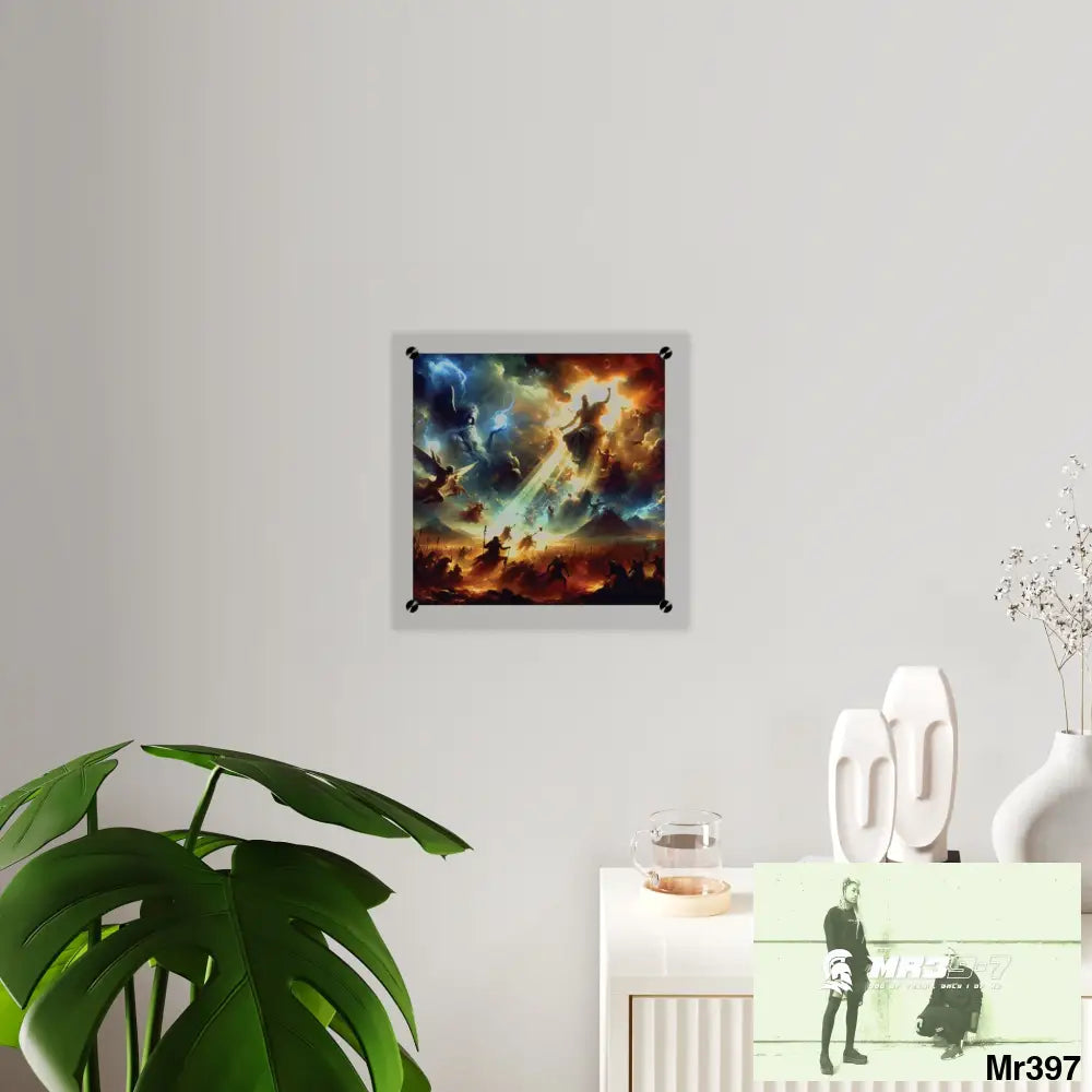 #8th Ai linking all back to UK 2016 to 2024 failures their’s my deaths Gods intervention AI Themed Ltd Edition Acrylic