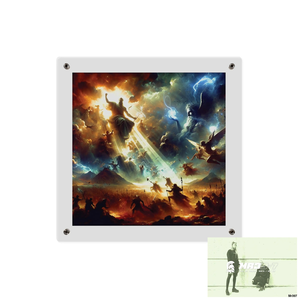 #8th Ai linking all back to UK 2016 to 2024 failures their’s my deaths Gods intervention AI Themed Ltd Edition Acrylic